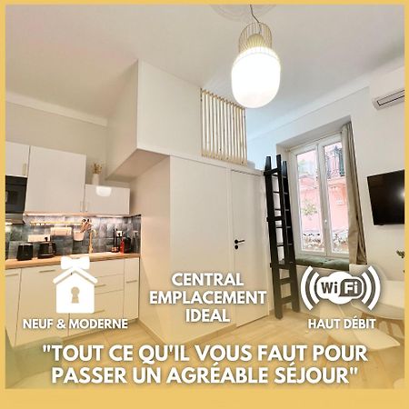 Appartements Neuf - Frontiere De Monaco - Clim - Wifi Cap-d'Ail Ngoại thất bức ảnh