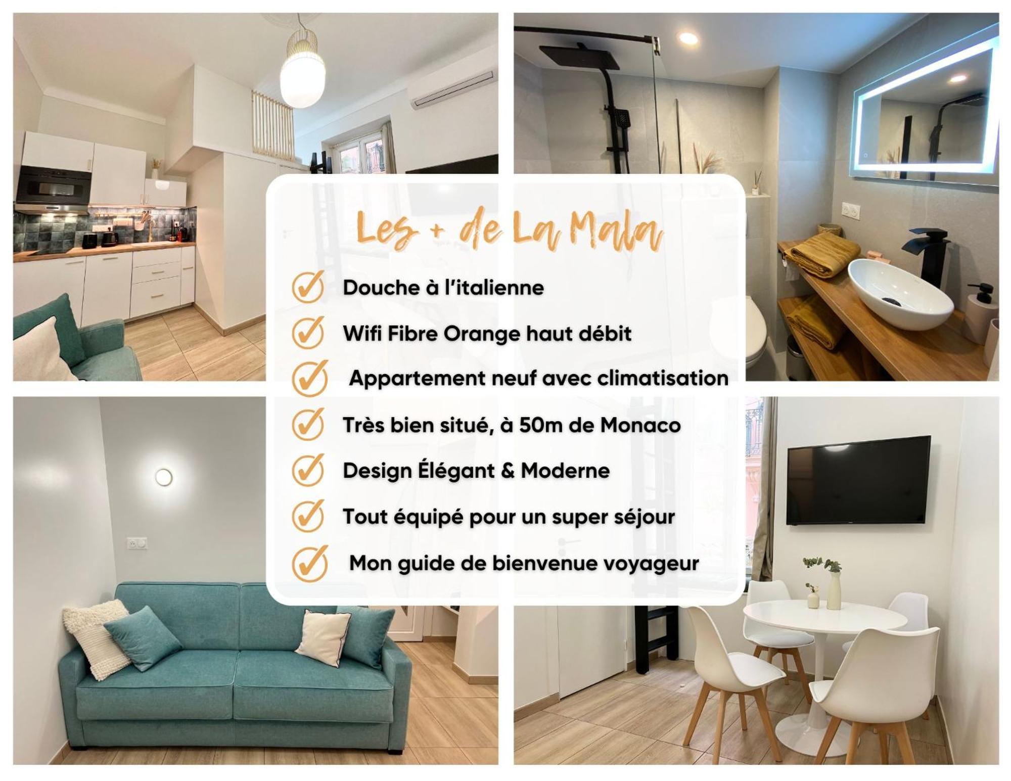 Appartements Neuf - Frontiere De Monaco - Clim - Wifi Cap-d'Ail Ngoại thất bức ảnh